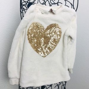 CYNTHIA ROWLEY Girls' M (5) sweater with sequins